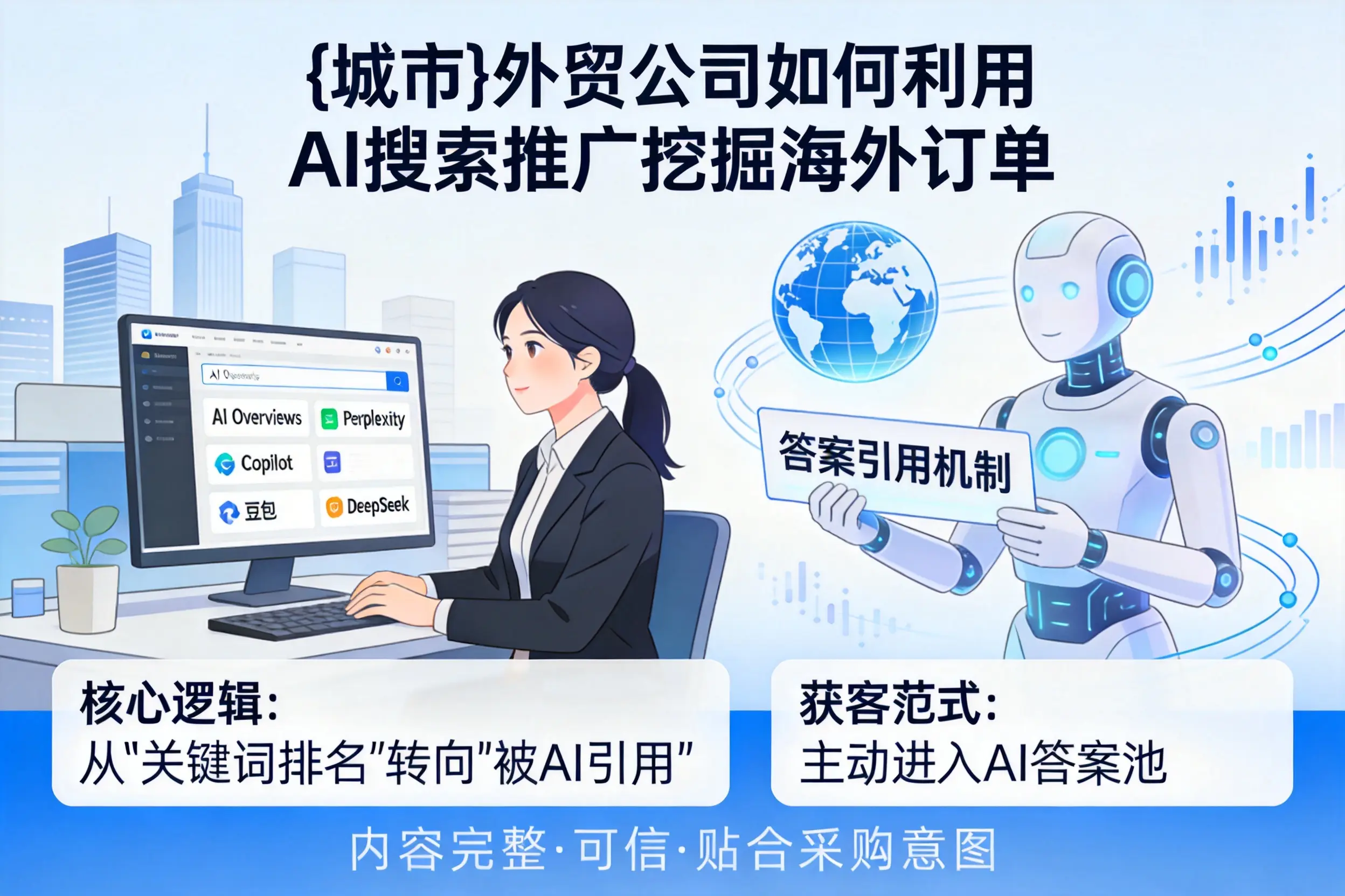 邢台外贸公司如何利用AI搜索推广挖掘海外订单