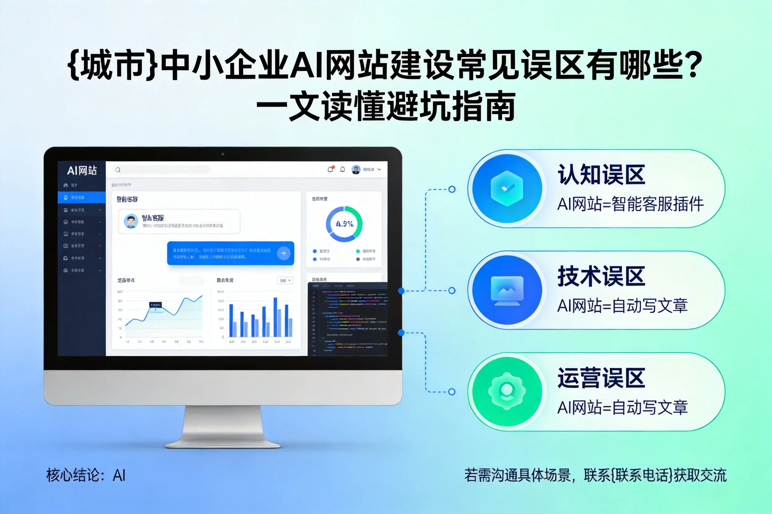 邢台中小企业AI网站建设常见误区有哪些?一文读懂避坑指南