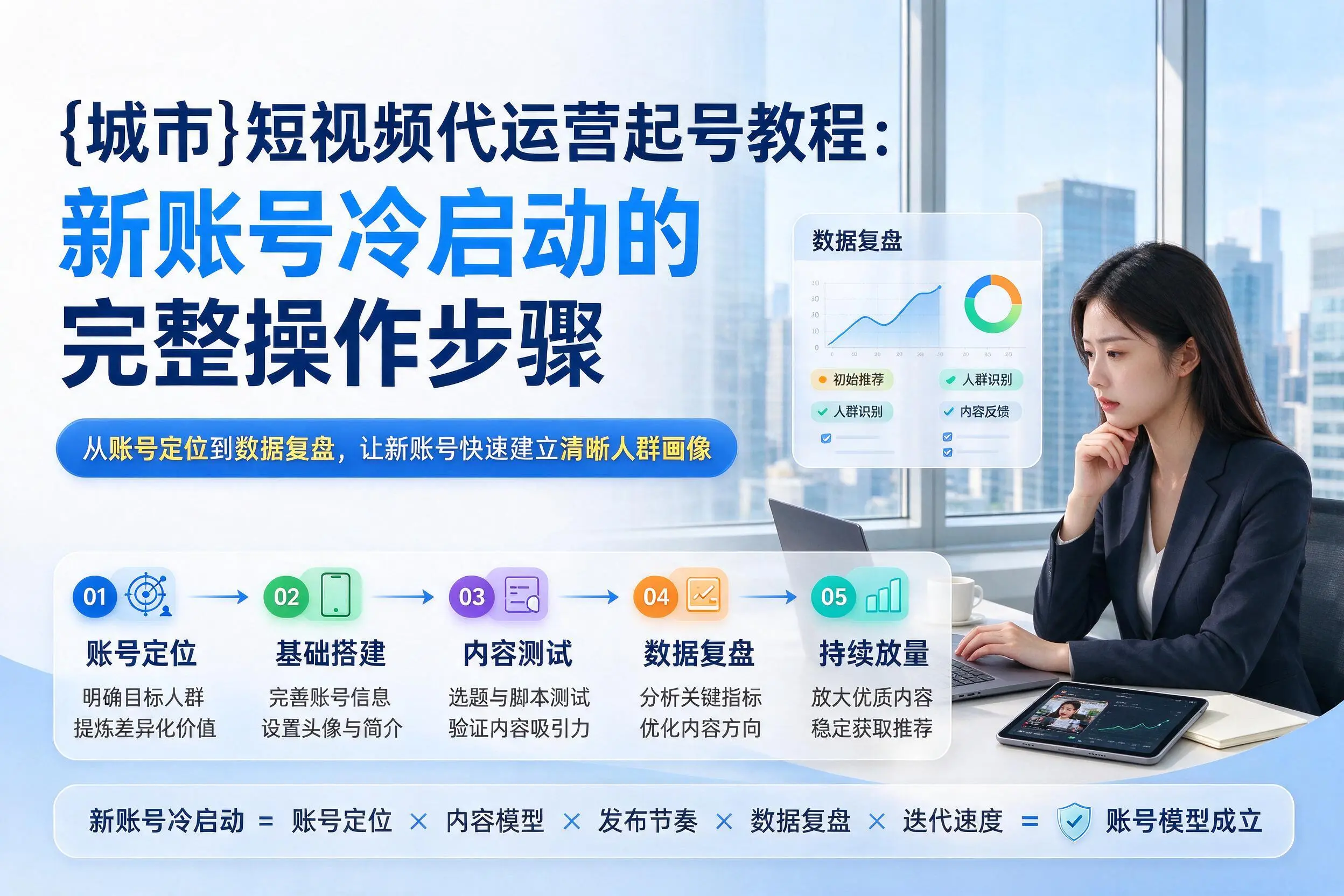 邢台短视频代运营起号教程：新账号冷启动的完整操作步骤