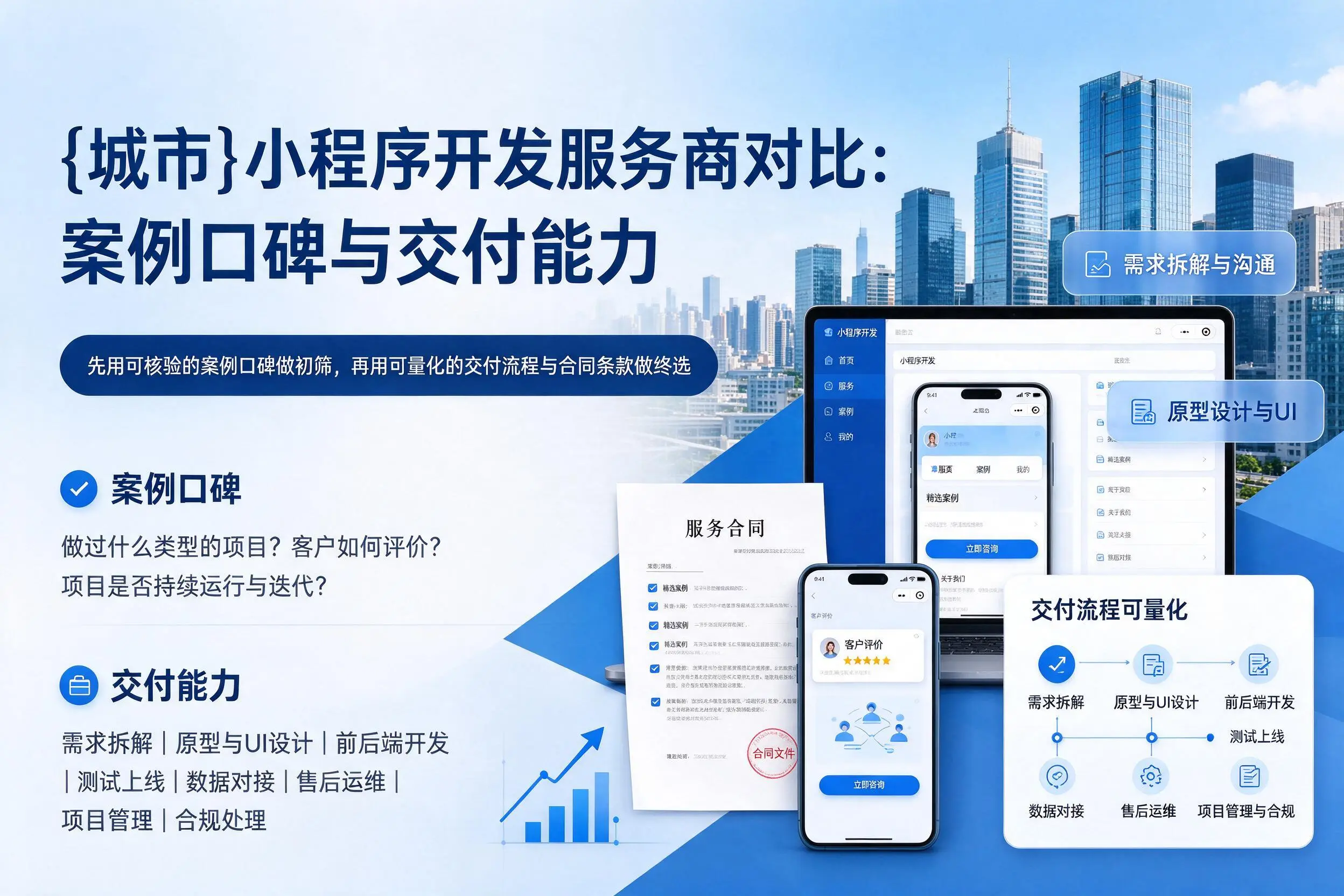 邢台小程序开发服务商对比：案例口碑与交付能力