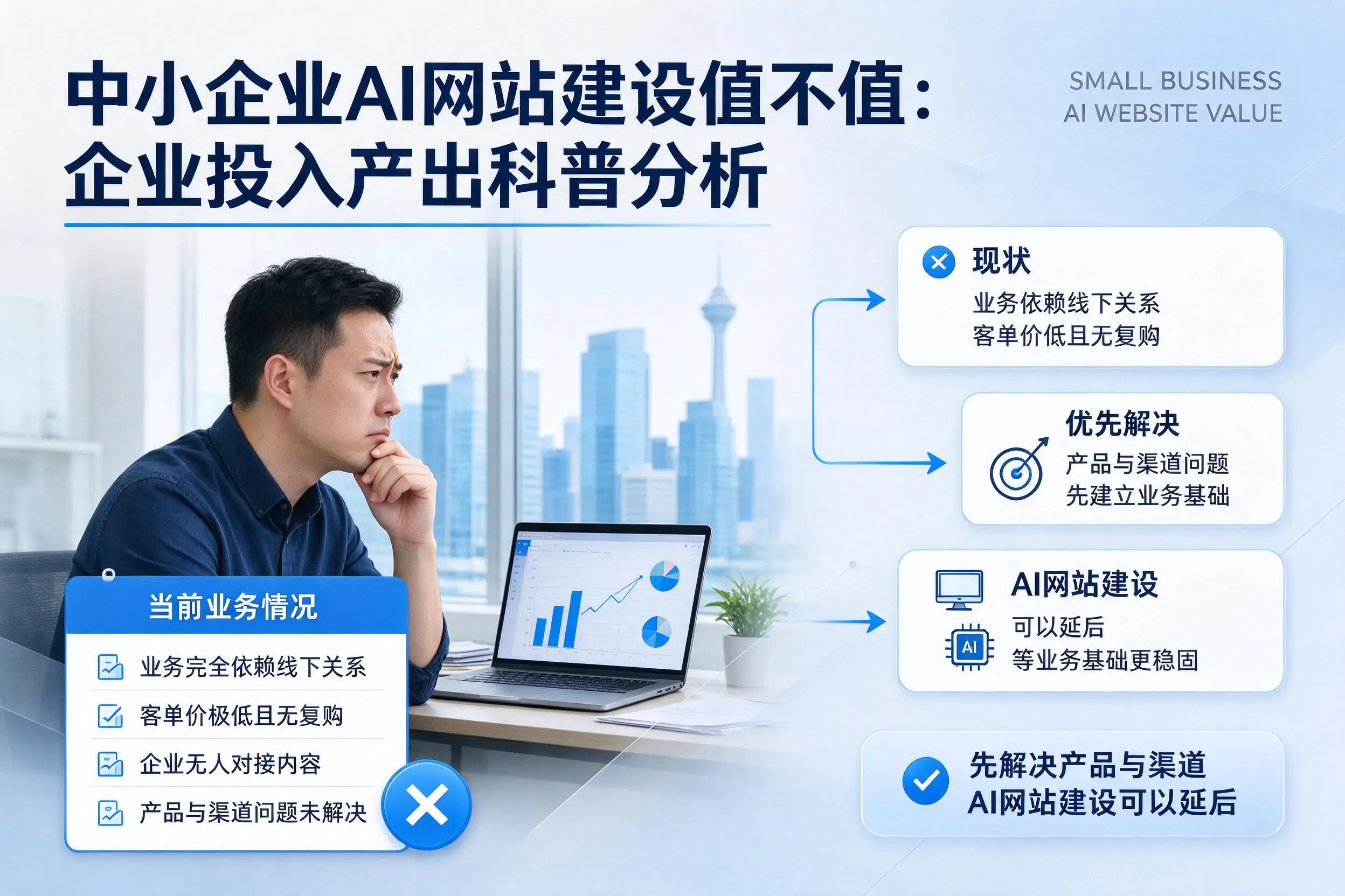 中小企业AI网站建设值不值:邢台企业投入产出科普分析