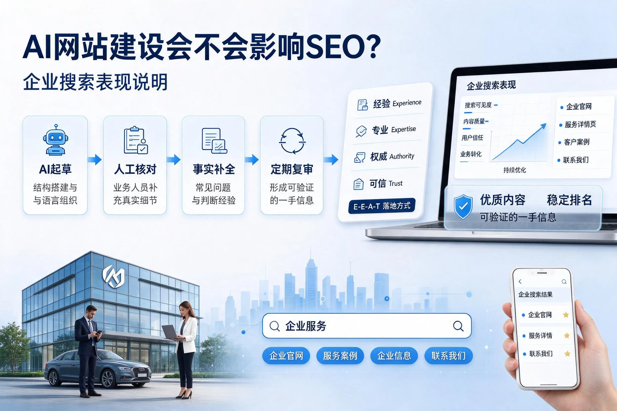 AI网站建设会不会影响SEO？邢台企业搜索表现说明