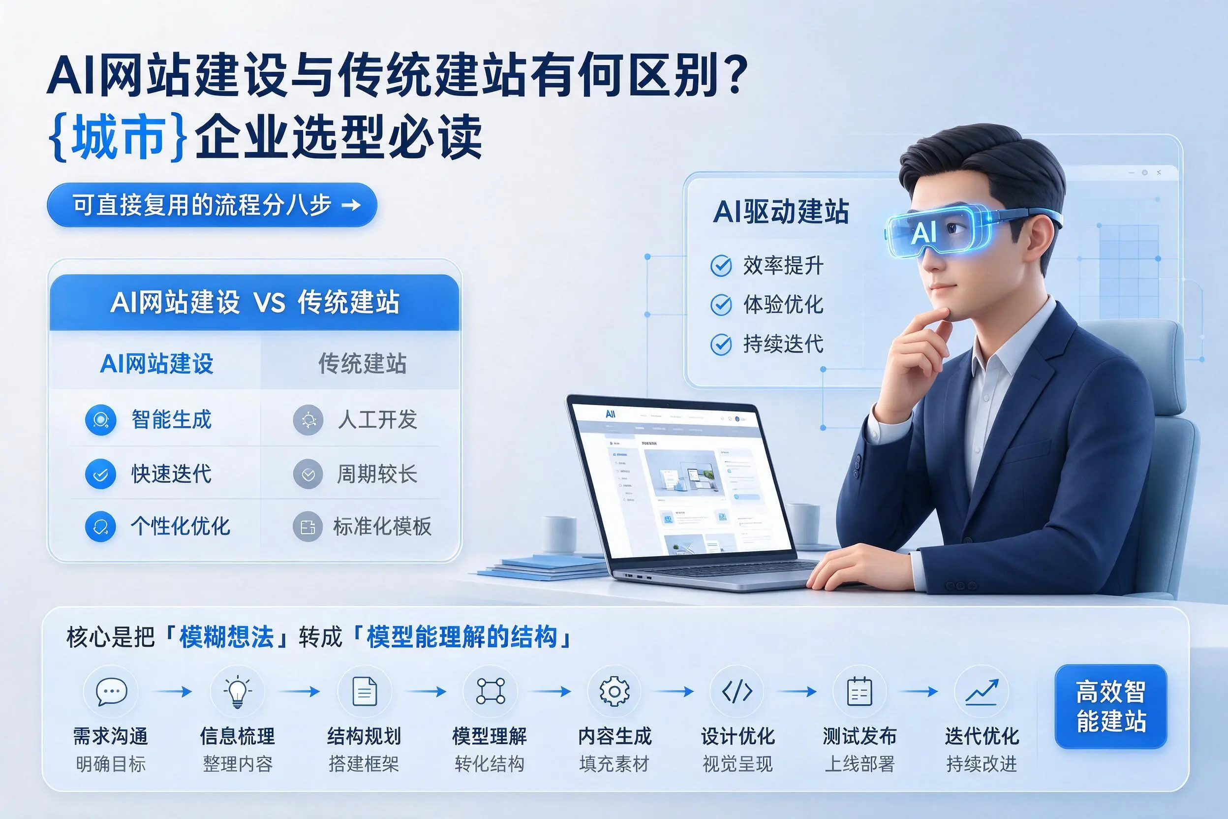 AI网站建设与传统建站有何区别？邢台企业选型必读
