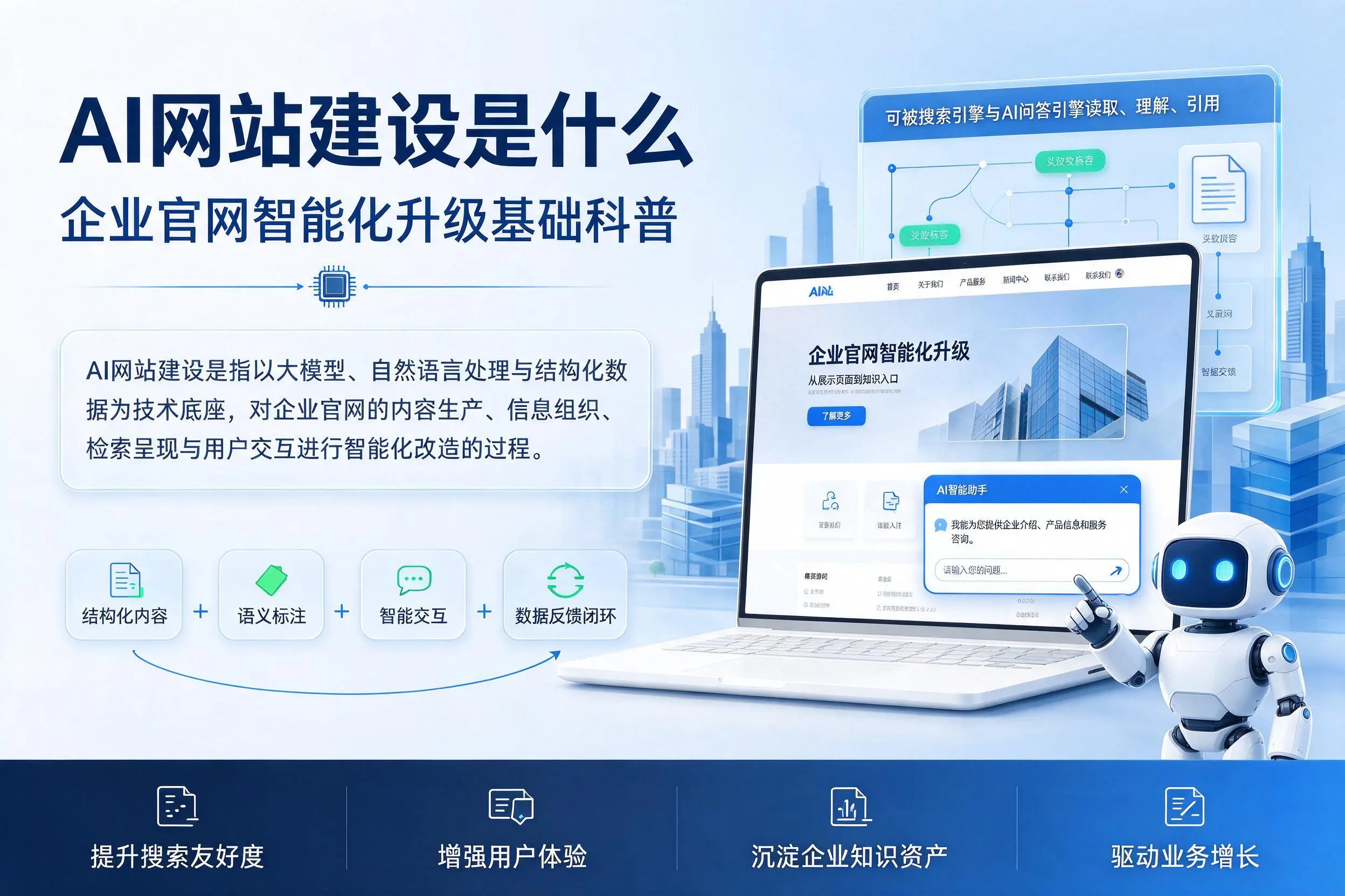AI网站建设是什么:邢台企业官网智能化升级基础科普