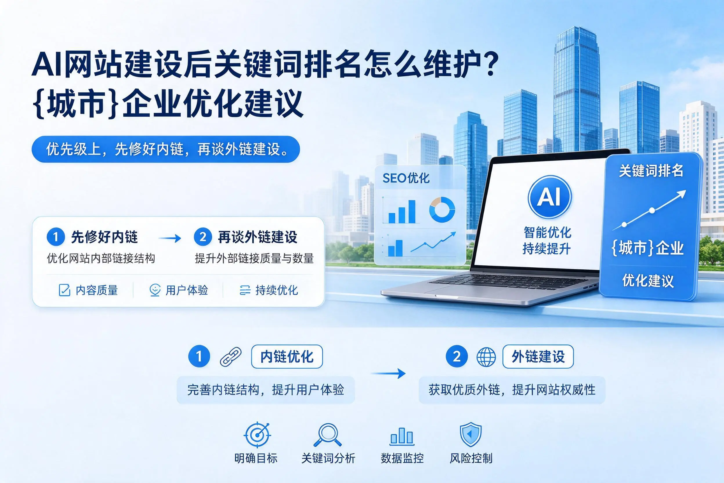 AI网站建设后关键词排名怎么维护？邢台企业优化建议