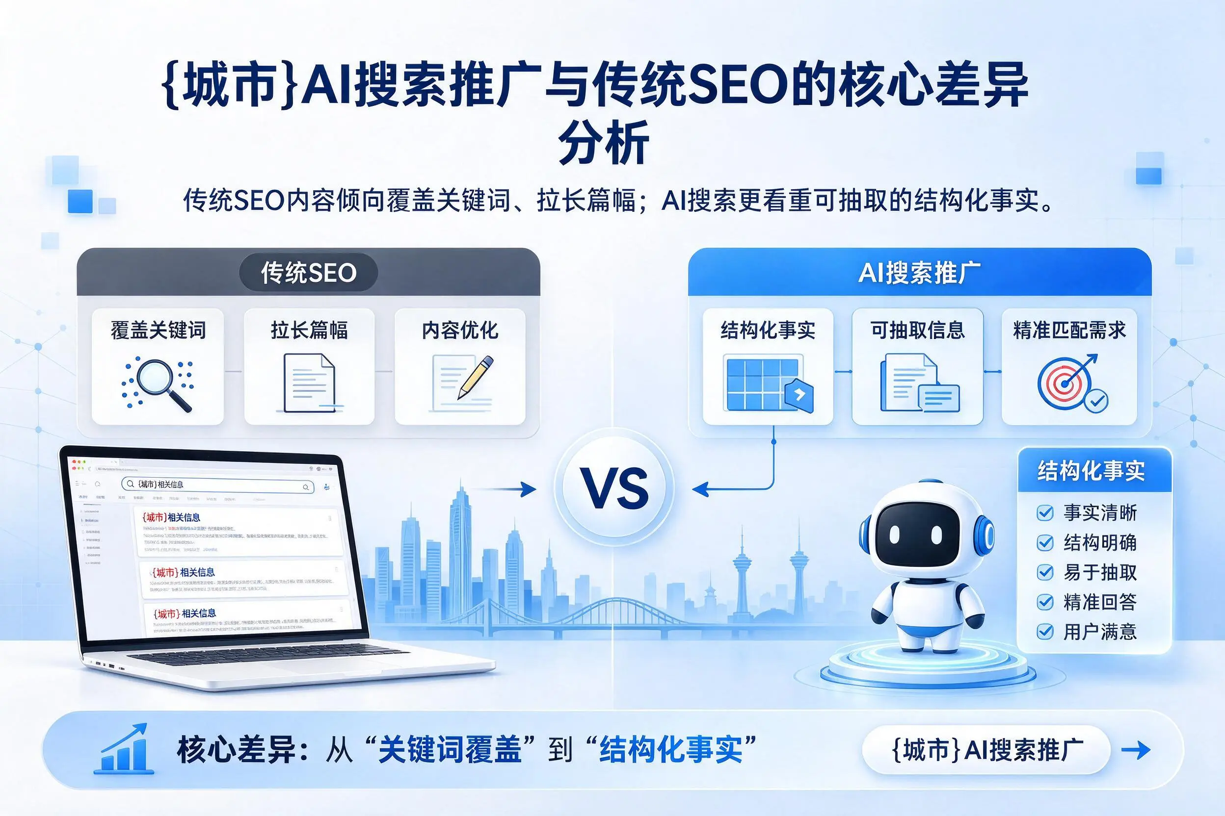 邢台AI搜索推广与传统SEO的核心差异分析